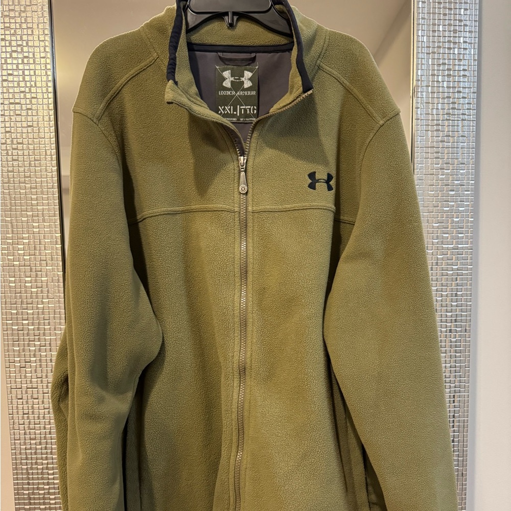 Men’s under Armour fleece zip up - Size XXL